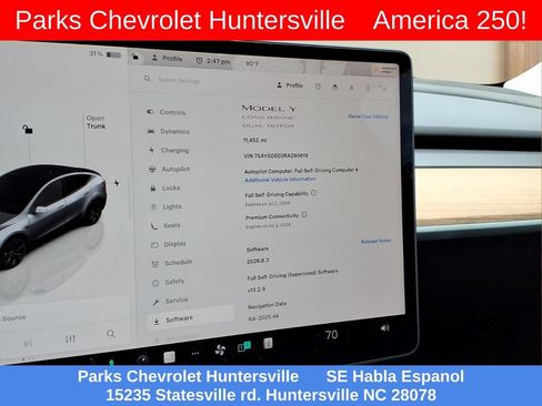 Used 2024 Tesla Model Y Long Range AWD/4WD image 7