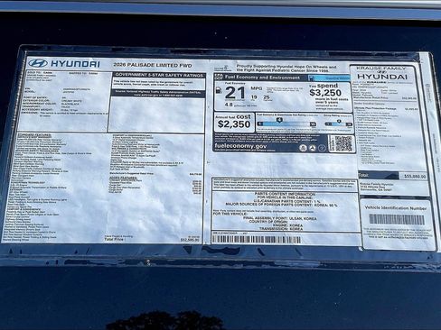 New 2026 Hyundai Palisade Limited image 13