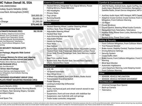Used 2019 GMC Yukon XL Denali w/ Denali Ultimate Package RWD image 16