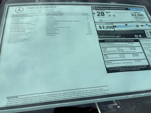 New 2026 Mercedes-Benz GLB 250 image 27