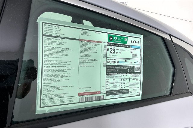 New 2026 Kia K5 GT-Line w/ GT-Line Red Interior Package FWD image 14