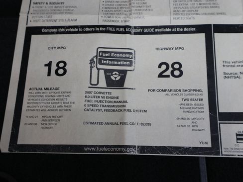 Used 2007 Chevrolet Corvette Convertible w/ Preferred Equipment Group image 25