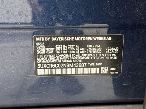 Used 2022 BMW X5 xDrive40i w/ Premium Package image 11