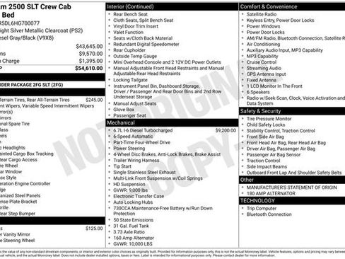 Used 2017 RAM 2500 SLT image 3