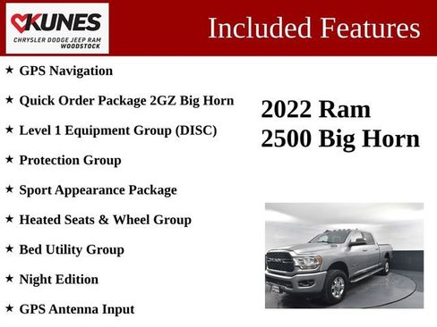 Used 2022 RAM 2500 Big Horn w/ Level 1 Equipment Group image 3
