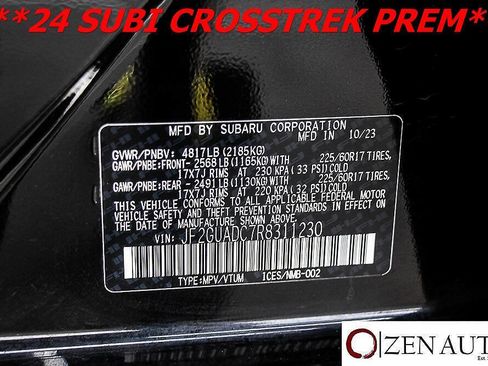 Used 2024 Subaru Crosstrek 2.0i Premium AWD/4WD image 28