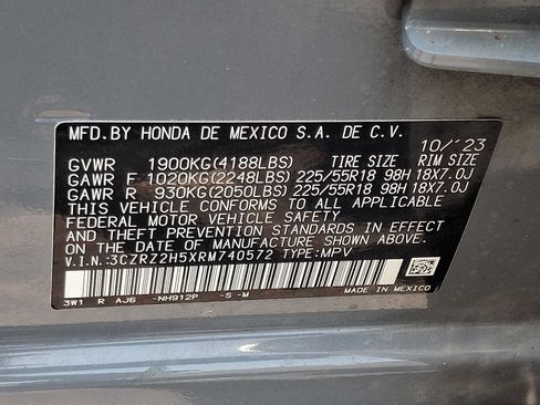 Certified 2024 Honda HR-V Sport image 27