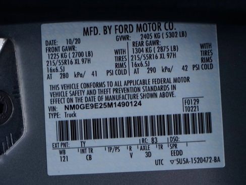 Used 2021 Ford Transit Connect XL image 44