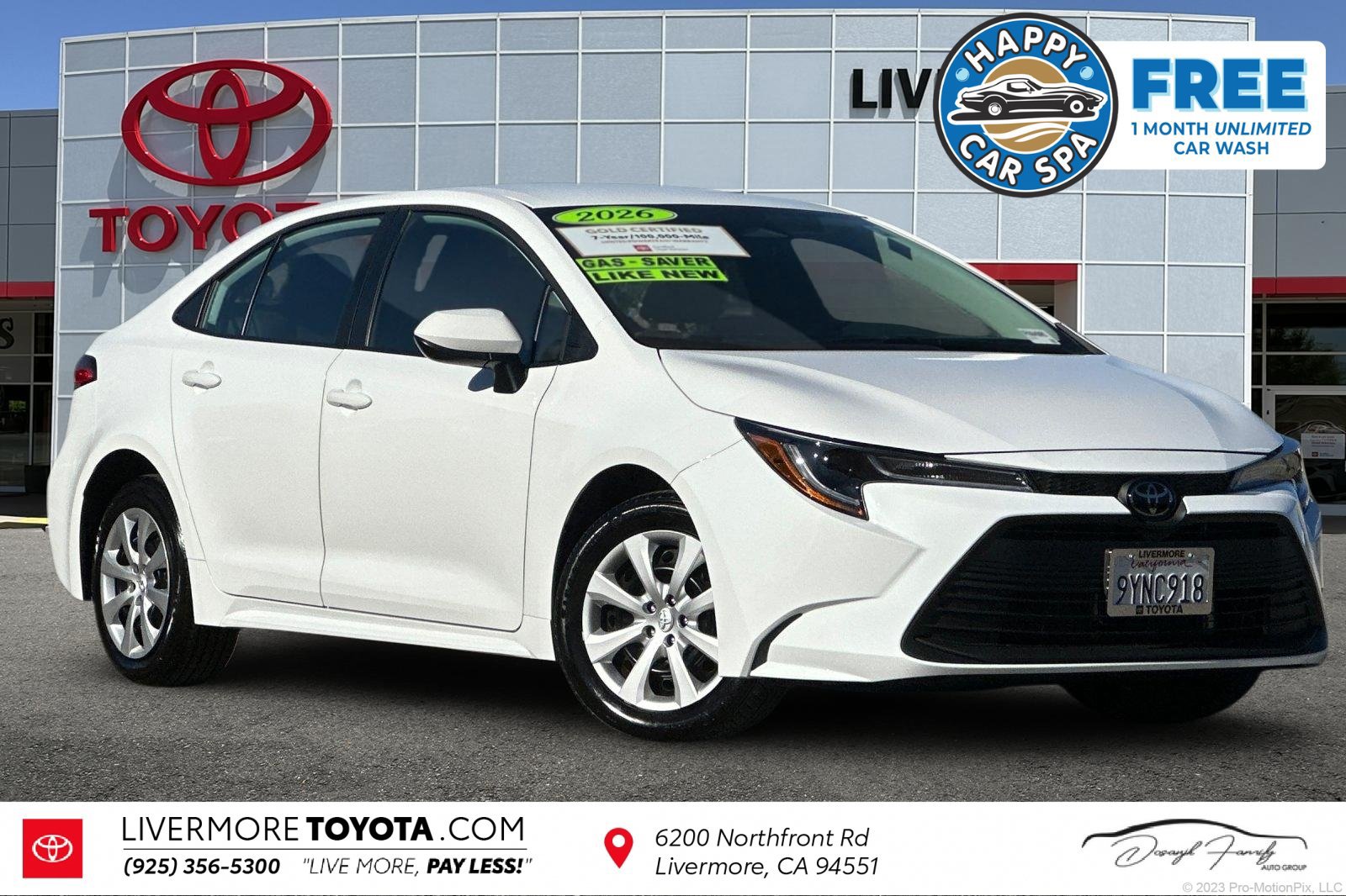 Certified 2026 Toyota Corolla LE FWD image 1