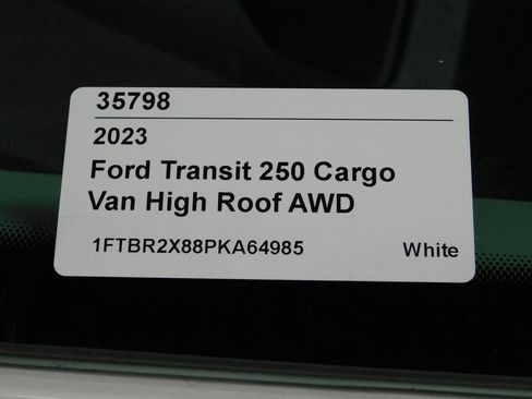 Used 2023 Ford Transit 250 High Roof AWD w/ Exterior Upgrade Package image 99