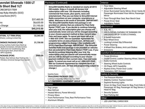 Used 2015 Chevrolet Silverado 1500 LT w/ Texas Edition, 1LT Trim RWD image 28