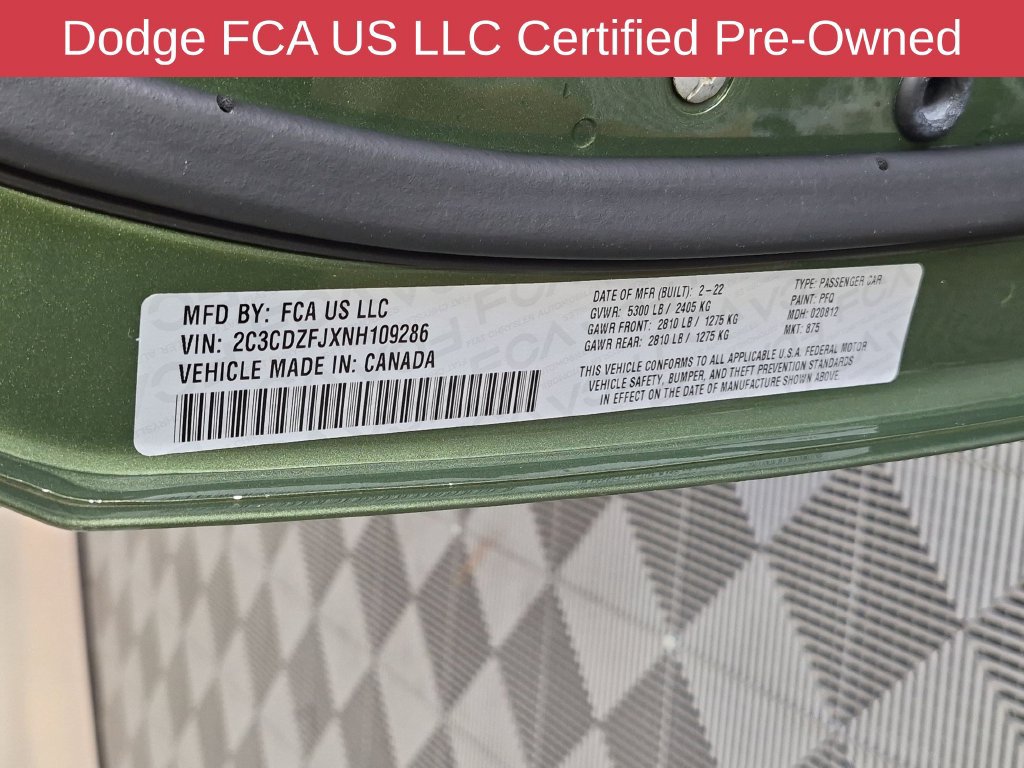 Used 2022 Dodge Challenger R/T Scat Pack RWD image 35