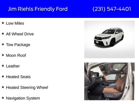 Used 2019 Toyota Highlander Limited AWD/4WD image 6