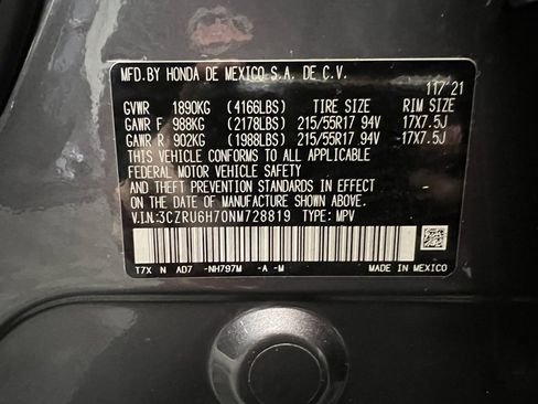 Used 2022 Honda HR-V EX-L image 24