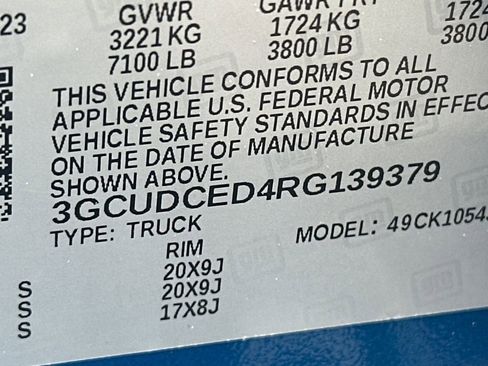 Used 2024 Chevrolet Silverado 1500 Custom Trail Boss AWD/4WD image 30