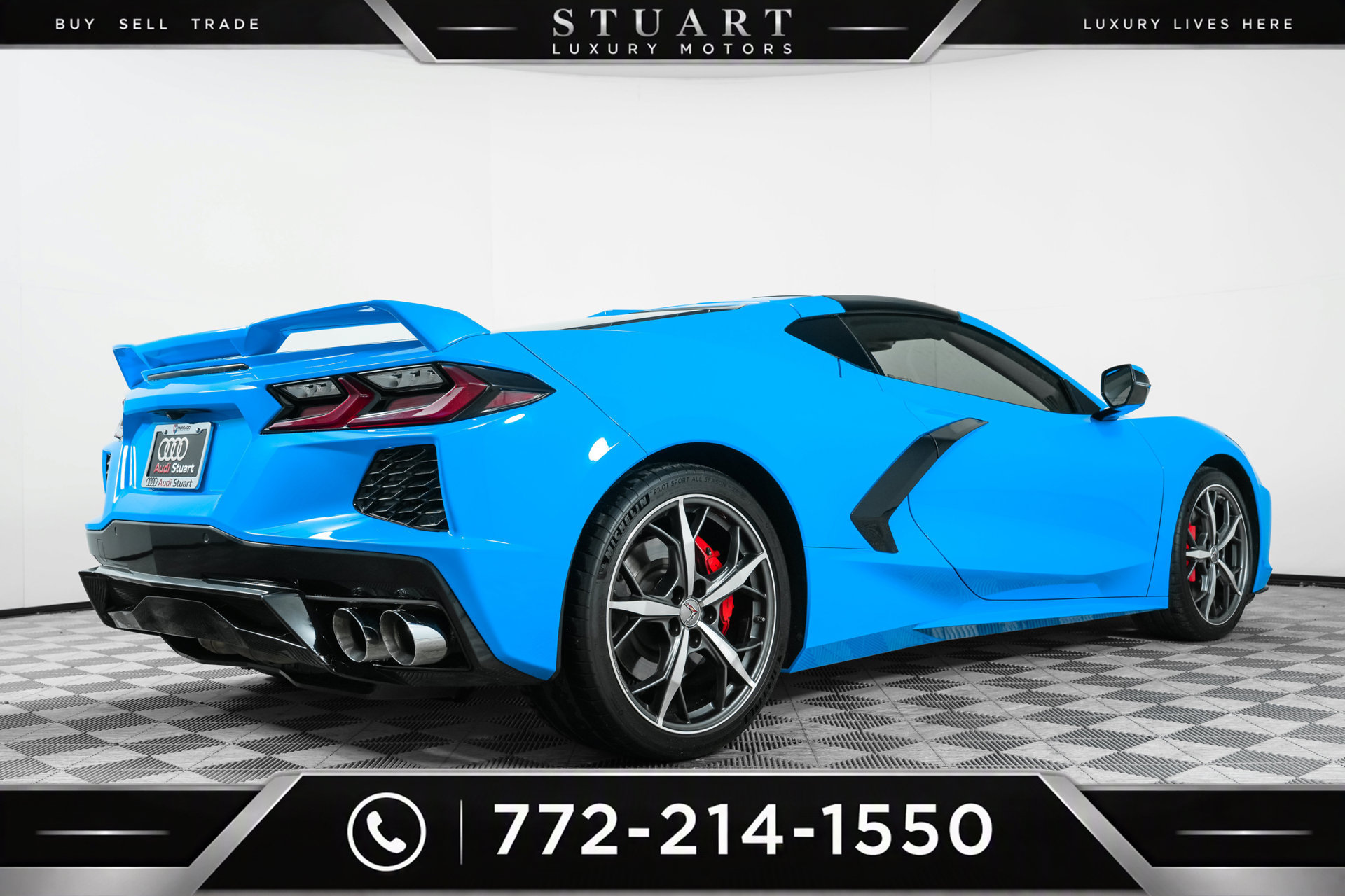 Used 2021 Chevrolet Corvette Stingray Premium Cpe w/ Z51 Performance Package RWD image 8
