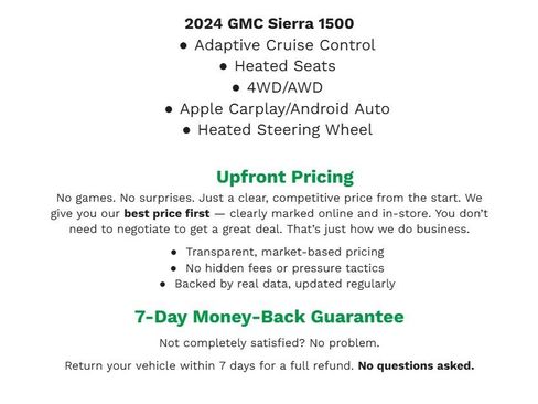 Used 2024 GMC Sierra 1500 AT4 w/ Technology Package image 2