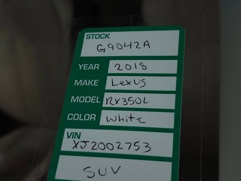 Used 2018 Lexus RX 350L 350L image 40
