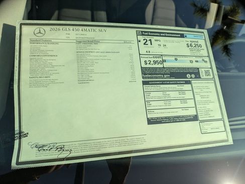 New 2026 Mercedes-Benz GLS 450 4MATIC image 16