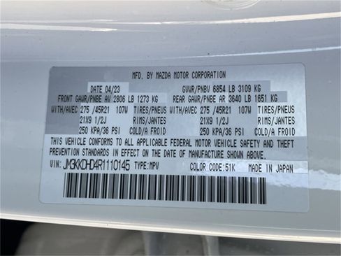 Used 2024 MAZDA CX-90 3.3 Turbo w/ Premium Package image 35