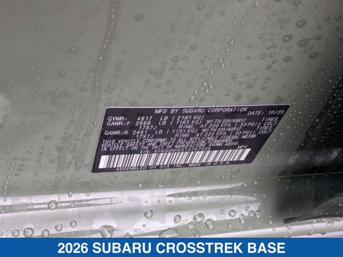 Certified 2026 Subaru Crosstrek 2.5i image 28