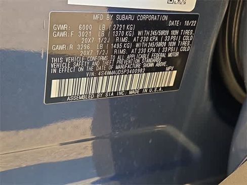 Used 2023 Subaru Ascent Limited w/ Technology Package image 37