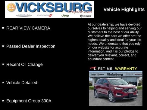 Used 2019 Ford Edge Titanium w/ Cold Weather Package image 13