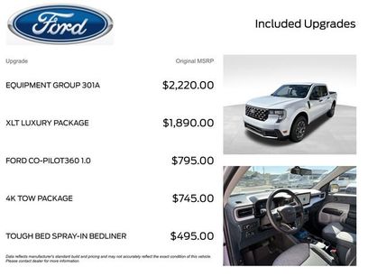 New 2025 Ford Maverick XLT w/ Equipment Group 301A