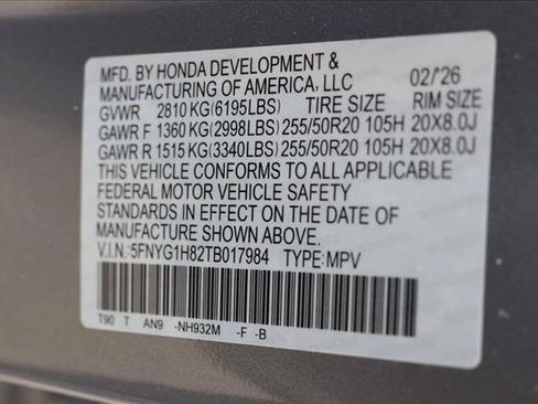 New 2026 Honda Pilot Elite image 26