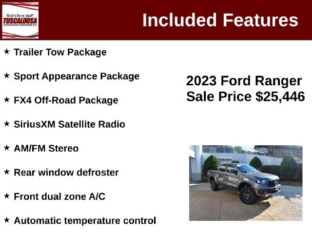 Used 2023 Ford Ranger XLT w/ Equipment Group 302A High AWD/4WD image 12