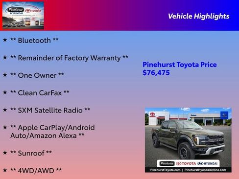 Used 2024 Ford F150 Raptor AWD/4WD image 16