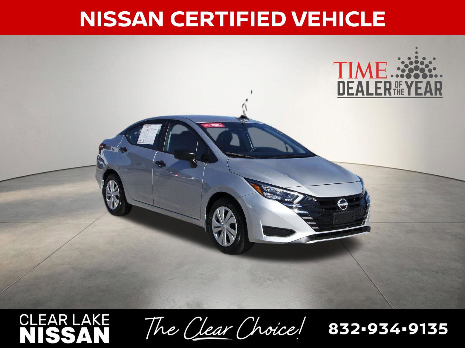 Certified 2025 Nissan Versa S w/ Trunk Package FWD image 10