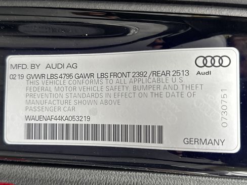 Used 2019 Audi A4 2.0T Premium Plus w/ Premium Plus Package image 34
