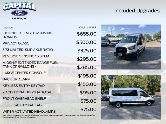 Used 2024 Ford Transit 350 XL w/ Fleet Safety Package RWD image 3