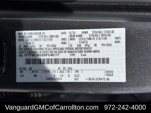 Used 2025 Ford F150 Raptor AWD/4WD image 12