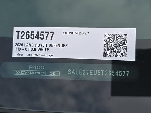 New 2026 Land Rover Defender 110 X-Dynamic SE AWD/4WD image 36