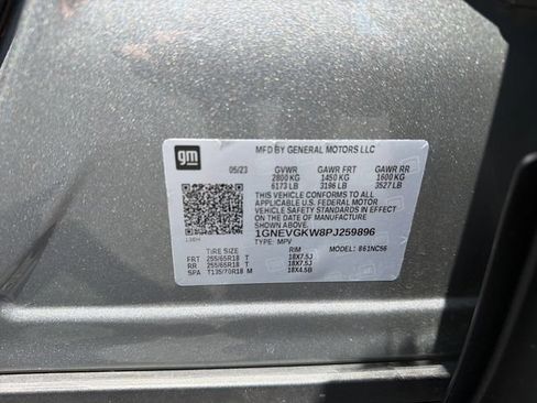 Used 2023 Chevrolet Traverse LT w/ LPO, Floor Liner Package AWD/4WD image 16