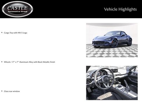 New 2026 MAZDA MX-5 Miata Club w/ Interior Package RWD image 8
