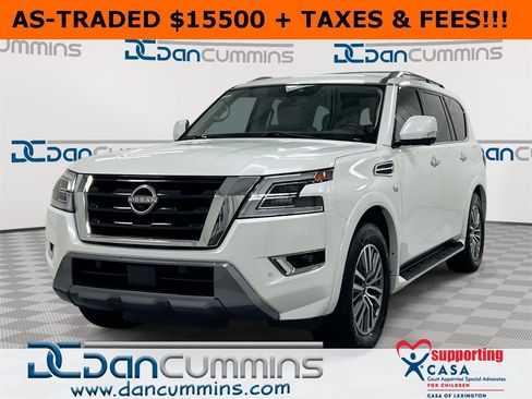 Used 2021 Nissan Armada SL w/ Captain's Chairs Package image 1