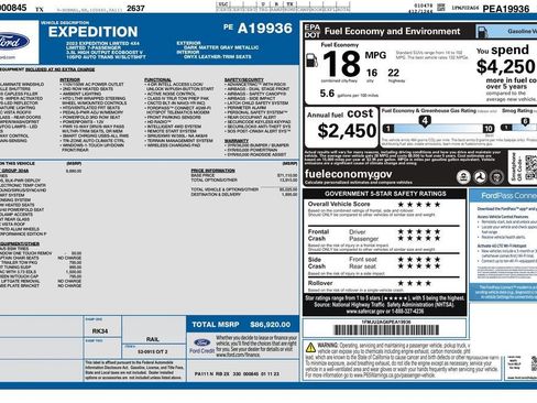Certified 2023 Ford Expedition Limited AWD/4WD image 44