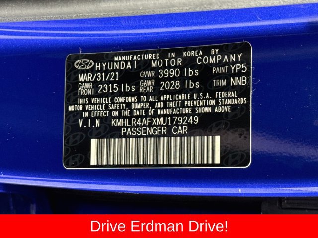 Used 2021 Hyundai Elantra N Line w/ Cargo Package FWD image 32
