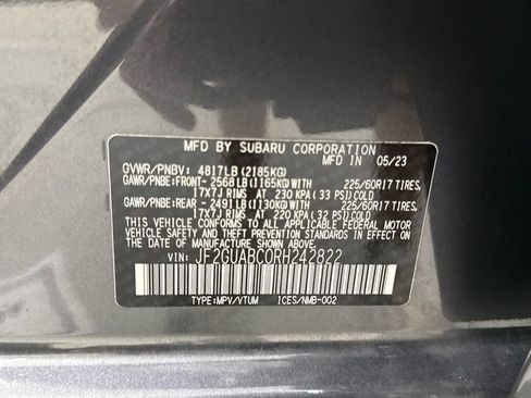Certified 2024 Subaru Crosstrek 2.0i AWD/4WD image 27