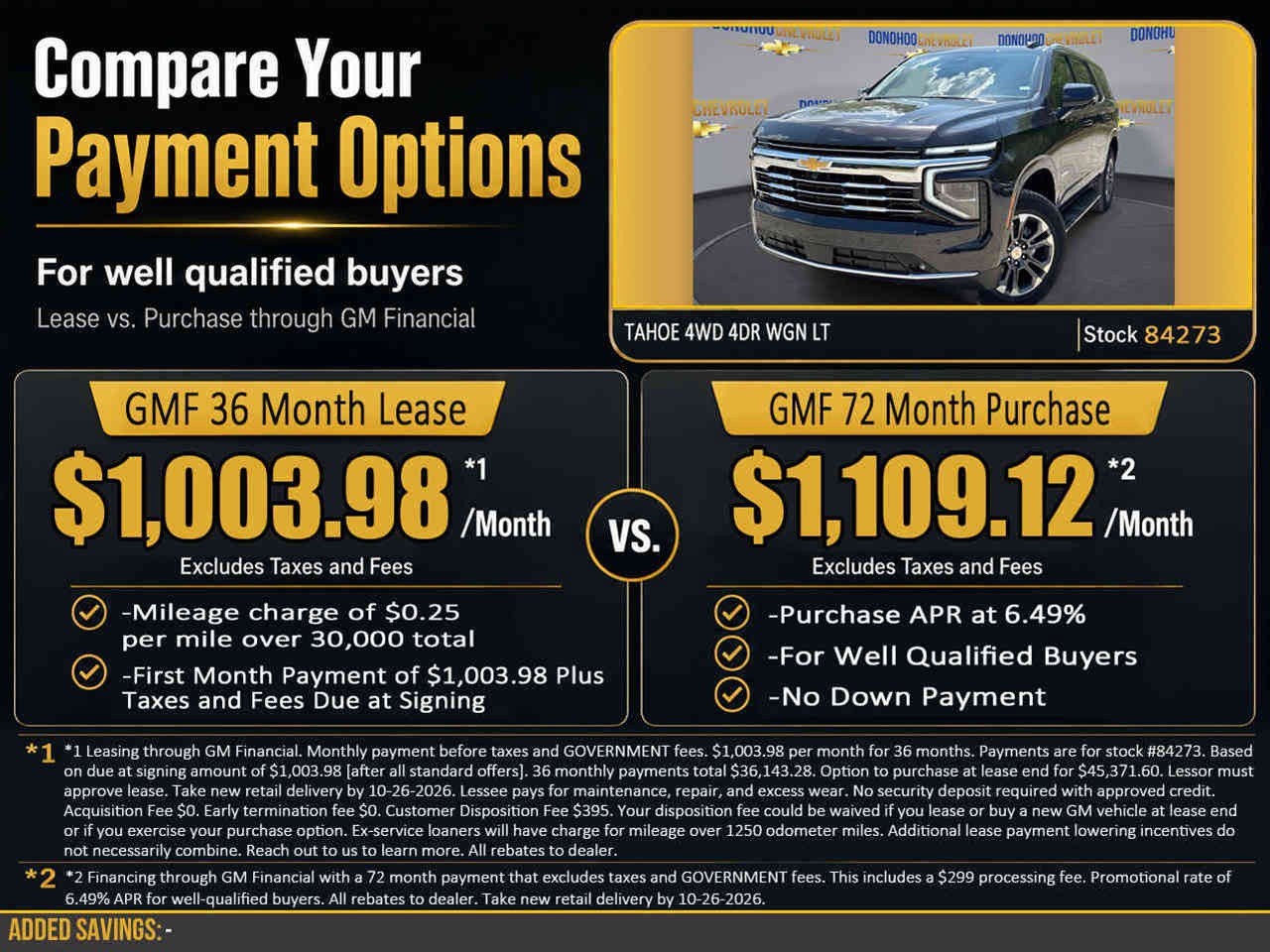 New 2026 Chevrolet Tahoe LT w/ Comfort Package AWD/4WD image 2
