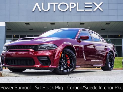 Used 2022 Dodge Charger SRT Hellcat w/ Carbon/Suede Interior Package RWD image 1