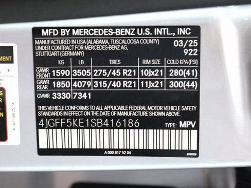 Certified 2025 Mercedes-Benz GLS 450 4MATIC image 33