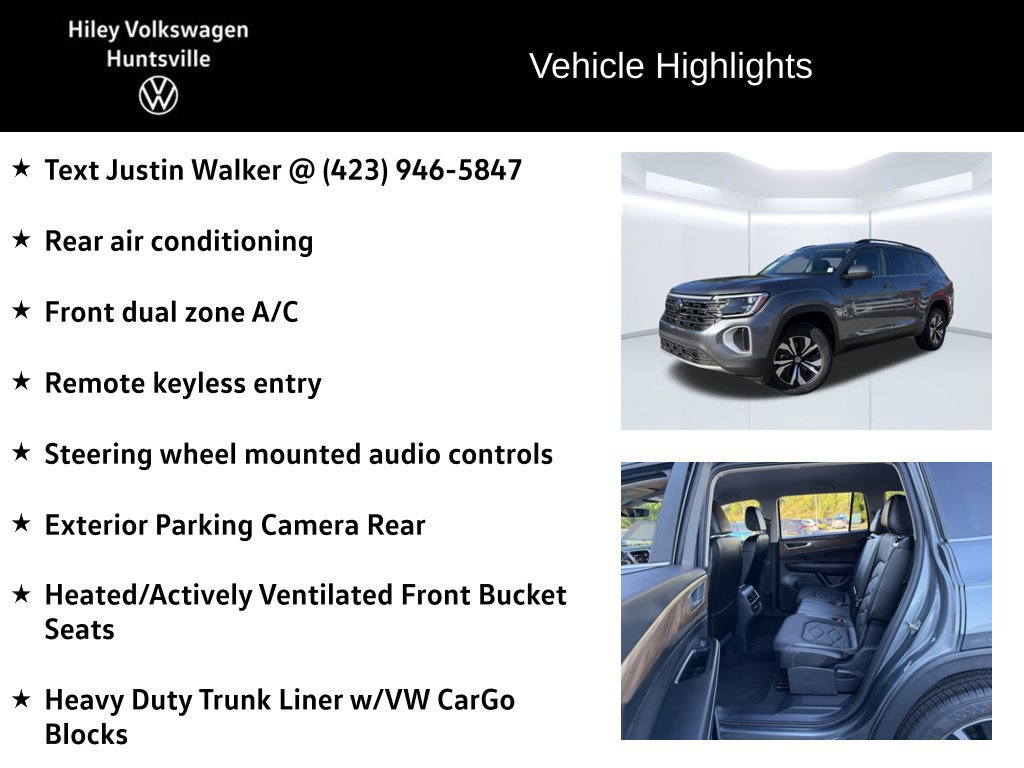 Certified 2024 Volkswagen Atlas SE FWD image 7