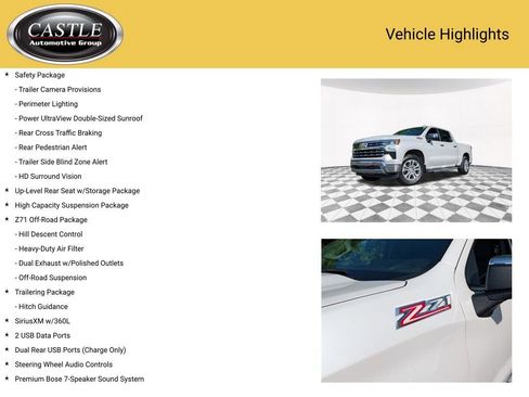 Used 2024 Chevrolet Silverado 1500 LTZ w/ Technology Package AWD/4WD image 13