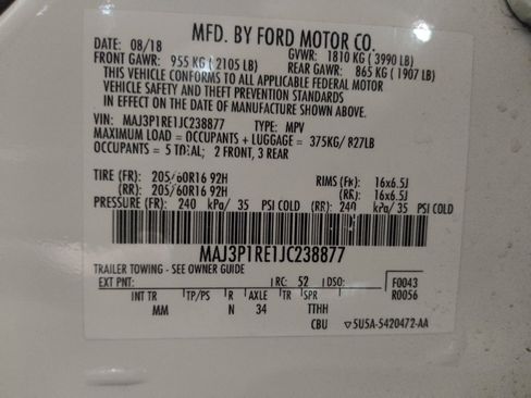 Used 2018 Ford EcoSport S FWD image 33