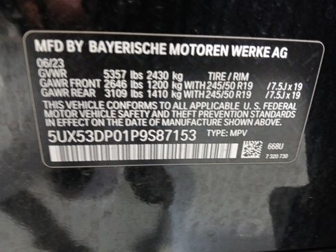 Used 2023 BMW X3 xDrive30i w/ Convenience Package AWD/4WD image 10