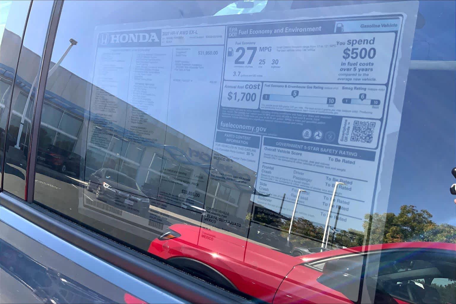 New 2027 Honda HR-V EX-L image 21